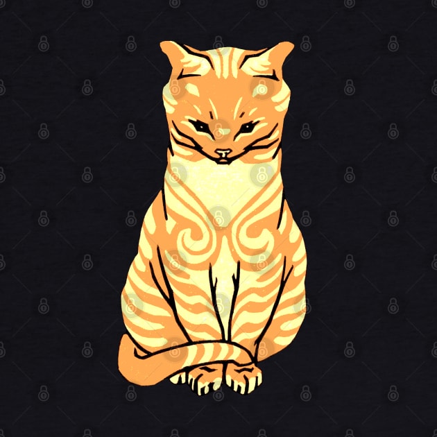 Orange Tabby Cat by Heartsake